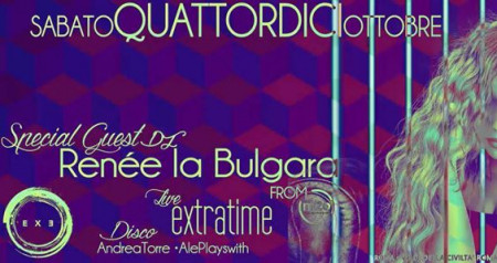 Discoteca Exe ★ Sabato 14/10 ★ Special Guest DJ Renèe La Bulgara